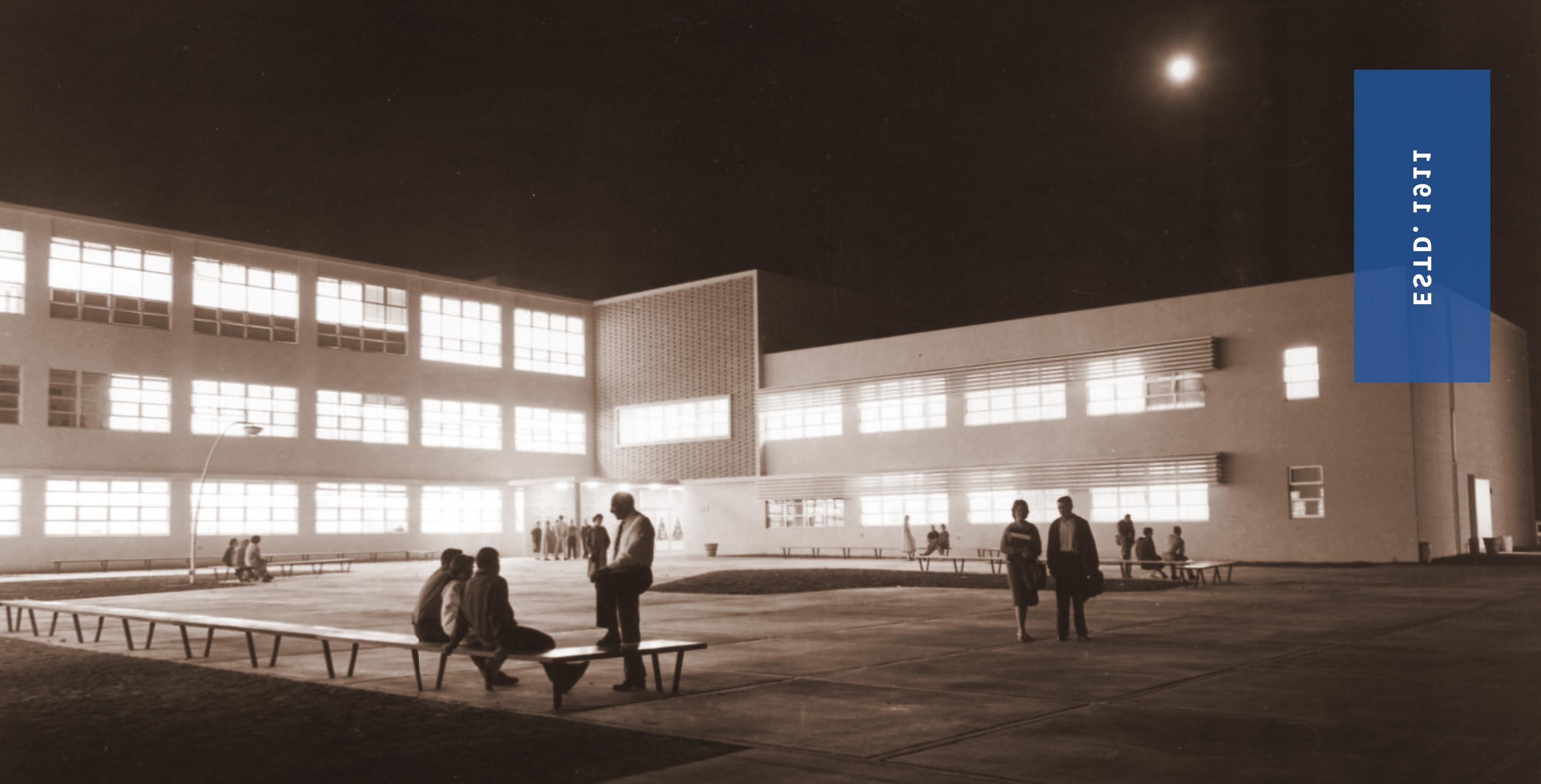 Old photo of Art Building